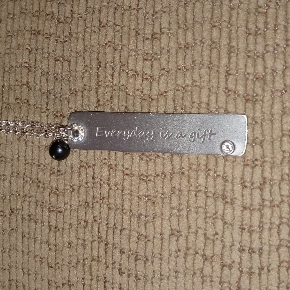 Every day is a gift necklace